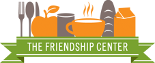 The friendship center logo on the display